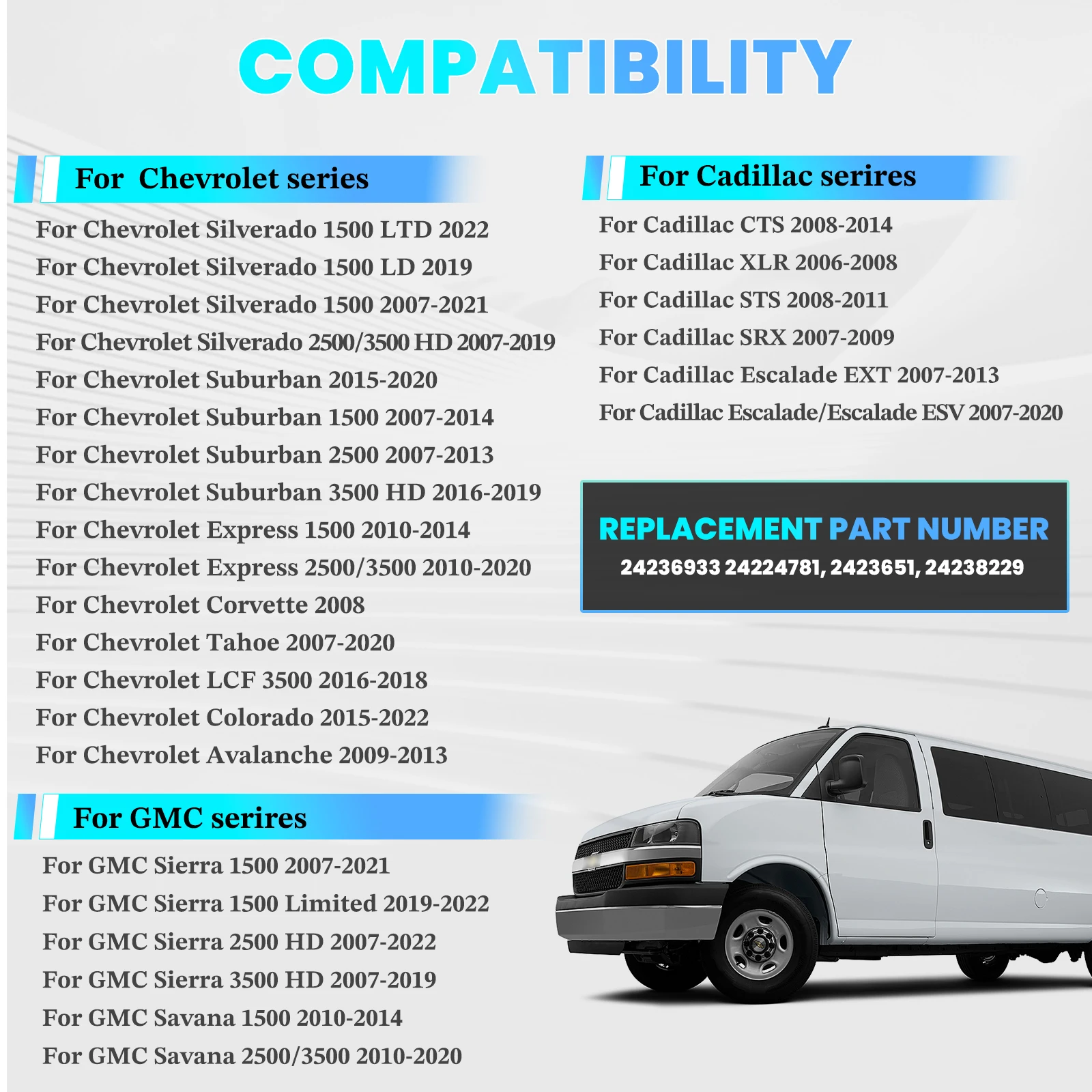 

6L80E 6L90E Automatic Transmission Filter Kit for Chevy Express Silverado 1500 2500 Suburban GMC Savana Sierra 24236931 24236933