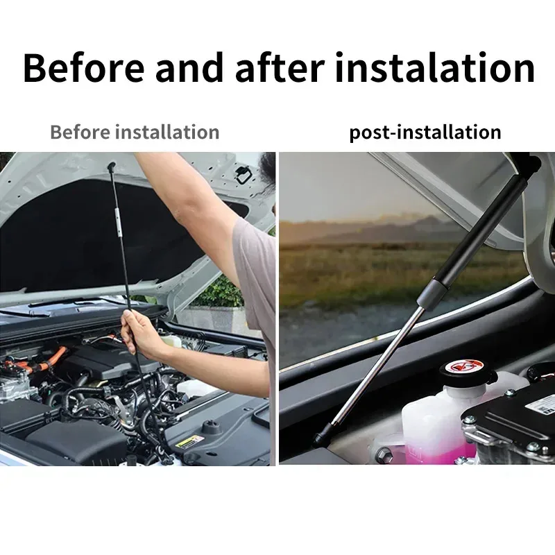 Hydraulic Rods for 2024-2025 New Toyota Prado (LC250) - Engine Hood Support Struts, Modified Accessories