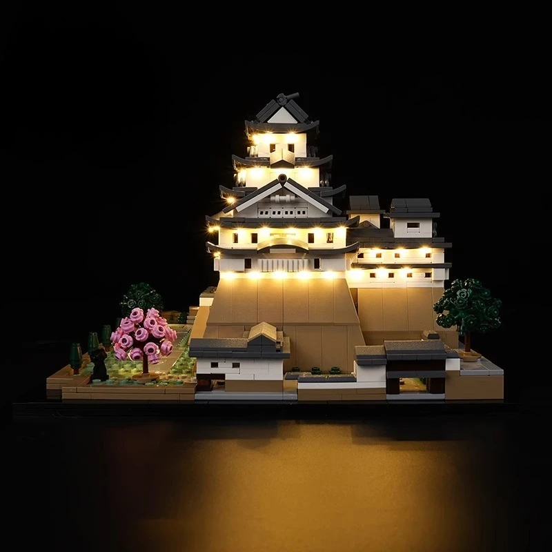 Juego de iluminación LED sin modelo adecuado para LEGO Himeji Castle Architecture 21060 (excluyendo bloques de construcción)