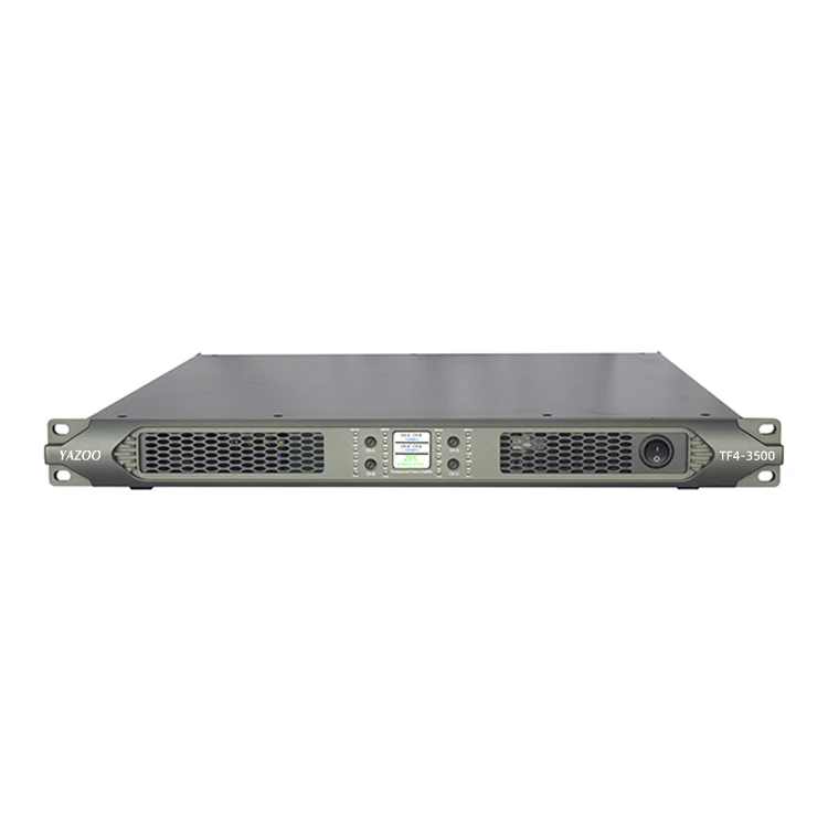 OEM ODM New Style 1U 4 Channel 4*3500W Digital Stage Power Amplifier with Silicon Carbide Circuit Board for 21inch Subwoofer