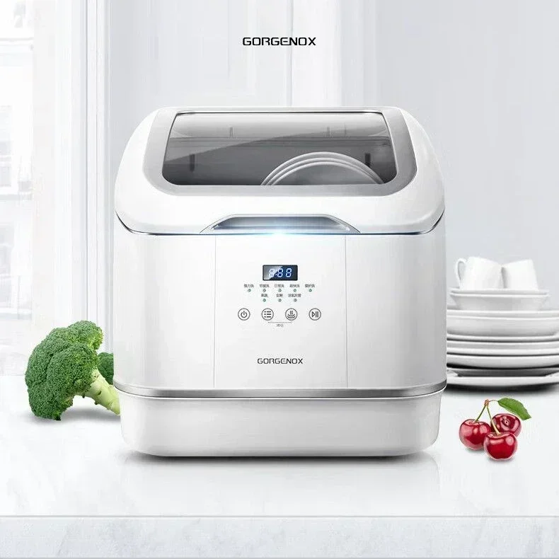 Household tabletop dishwasher fully automatic installation-free top-loading dishwasher small