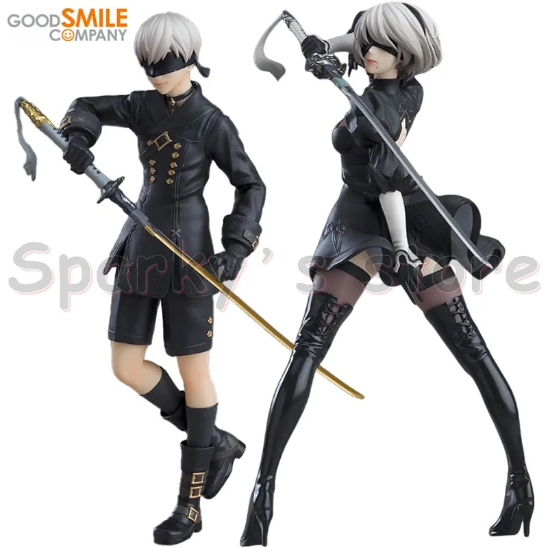 Good smile Original POP UP PARADE NieR: Automata Anime Figure Yorha No. 2 Type B No. 9 Type S Action Figure Toys For Kids Gifts