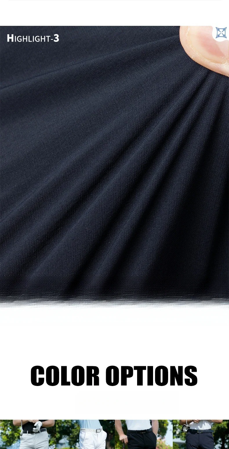 PGM Herren Golfhose Frühling/Sommer Sporthose mit elastischem Gürtel KUZ200 – Detail 6
