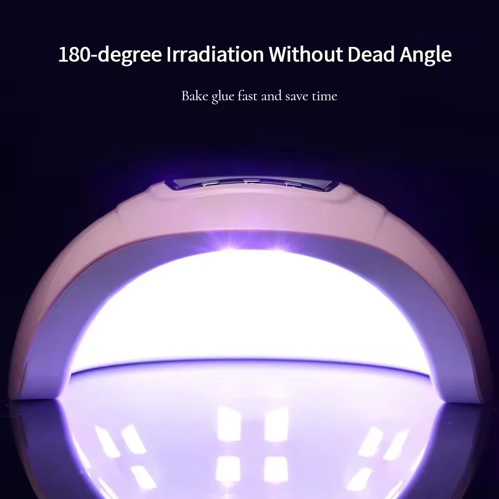 LINMANDA مجفف طلاء الأظافر LED جل طلاء الأظافر علاج مصباح مجفف الأظافر المهنية مانيكير علاج مصباح للصالون والمنزل #5