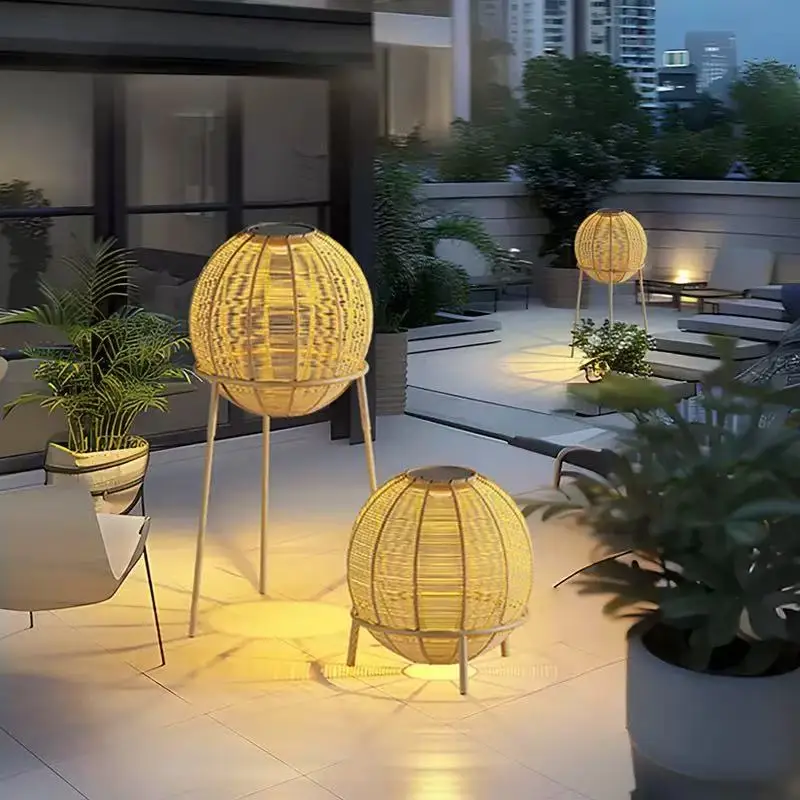 

Alloy steel hand woven solar vine light outdoor landscape light waterproof, dustproof, soft lighting