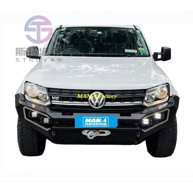 

STLF Hot New ProductsUnique Amarok Front Bumper Steel Bull Bar for VolkswagenS Amarok 1st Gen 10-22