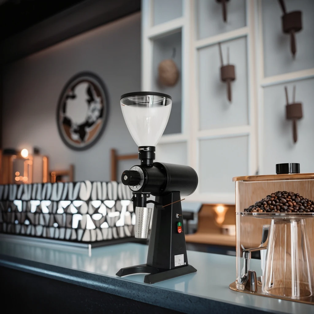 ay-Coffee Bean Grinding Burr Professional Espresso Commercial Electric Coffee Grinder Machine