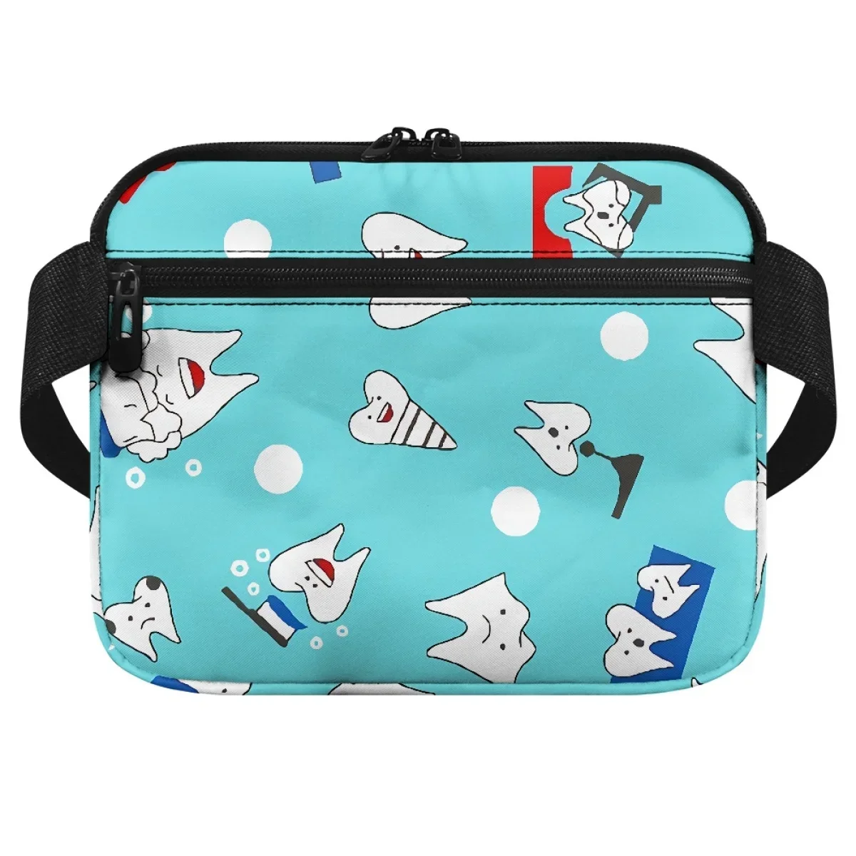 Riñonera de diseño Dental Kawaii para mujer, bolso de cintura para dentista, trabajo, Hospital, portátil, multibolsillo, informal, ajustable, médico, nuevo