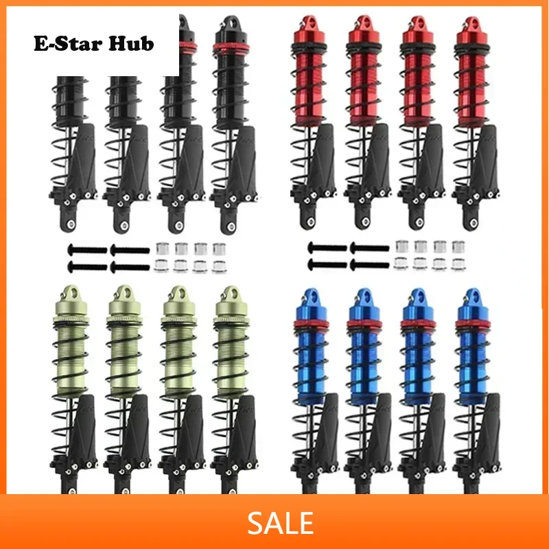 

4pcs 90 100 110 120 mm Metal Shock Absorber Oil Damper for 1/10 RC Crawler Car Axial SCX10 Trxs TRX4 Redcat Gen8 Upgrade Parts