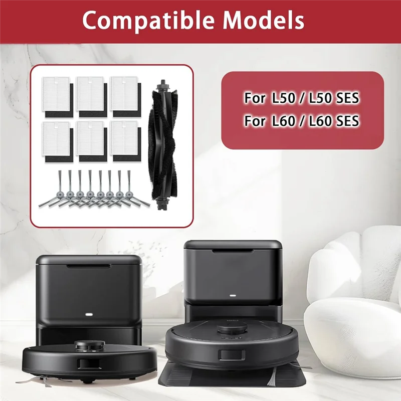 N98r para eufy l60/l60 ses/l50/l50 ses robô aspirador de pó escova lateral principal filtro hepa peças reposição