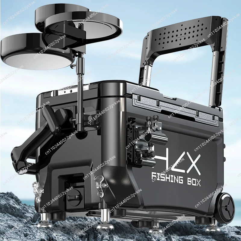 

Painted fairy ultra-light fishing box multi-functional box full set of 2024 new Taiwan box seated gear
