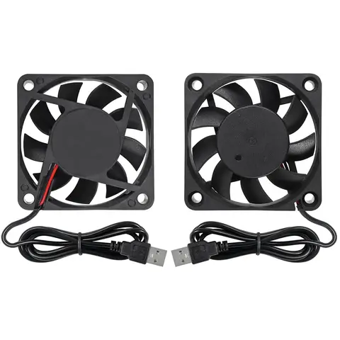 6010 Fan 60x60x10mm DC 5V 60mm X 10mm Brushless Cooling Fan, Replacement 60mm Fan for Cooling DIY PC Computer Case