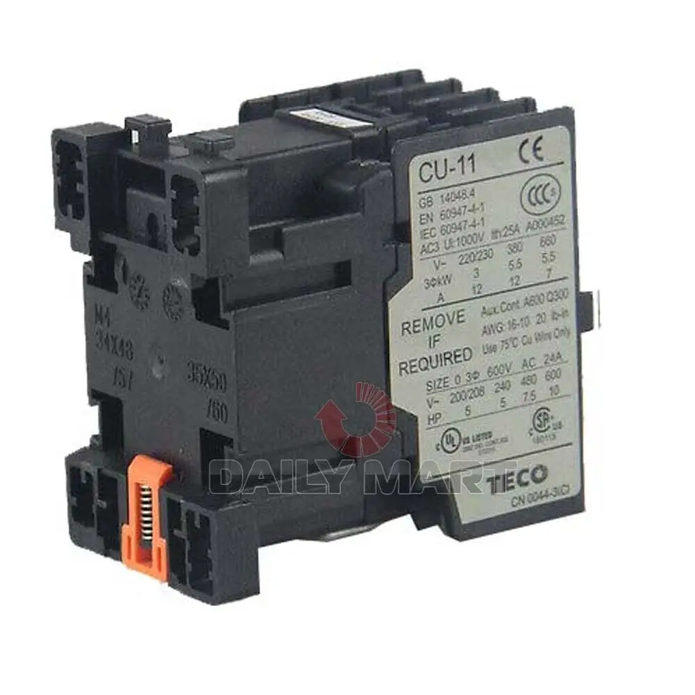 New In Box TECO CU-11 3A1B AC Contactor 220VAC