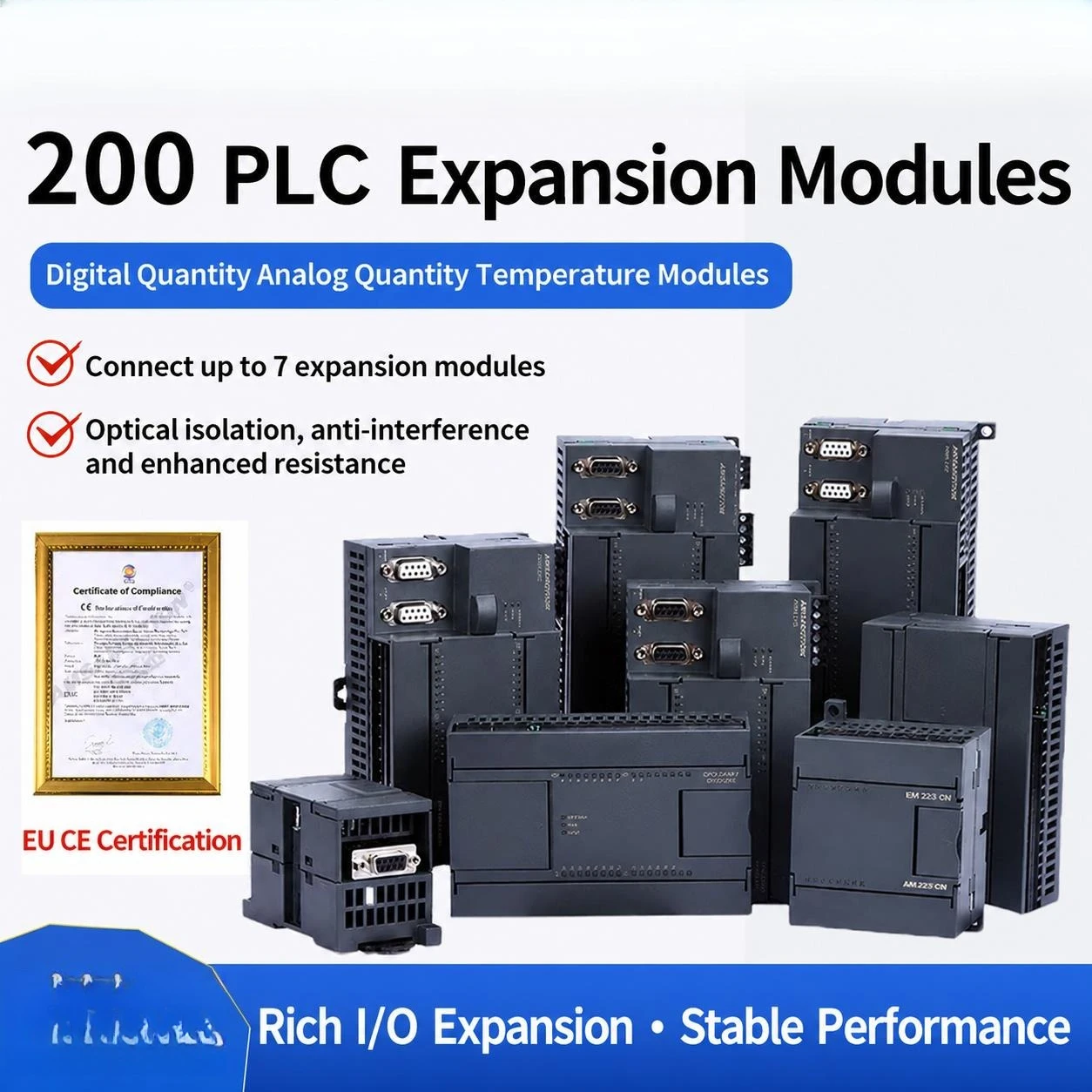 PLC Extended Digital Analog Module EM231 EM232 EM223 EM222 EM235 for Industrial Automation Control System High Quality