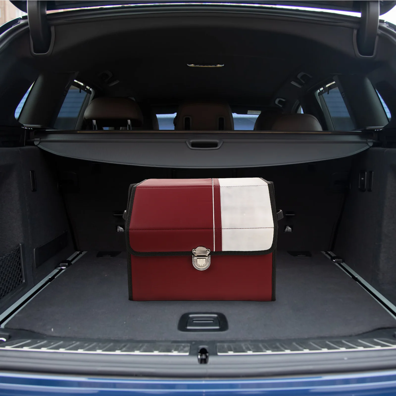 

Foldable Car Trunk Organizer Collapsible Storage Box Large Capacity Suv Auto Trunk Organizer Durable Car Interior Accessories