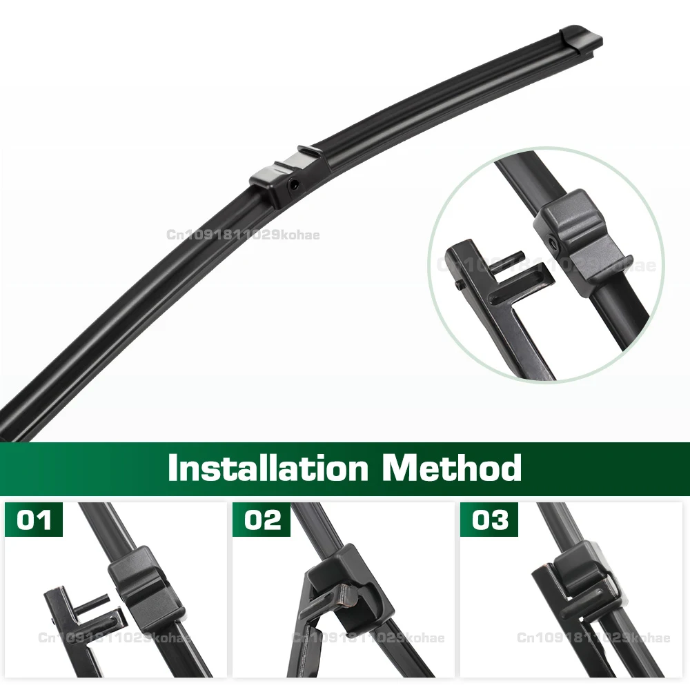 GREATROAD Wiper LHD&RHD Front Wiper Blades Set For Mercedes Benz W204 W212 W218 Windshield Windscreen Window Brush 24\