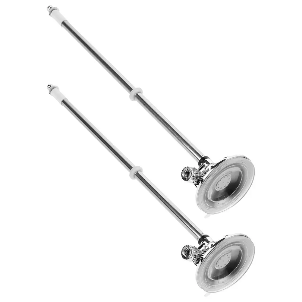 2Pcs Suction Cup Flagpole Car Flagpole Holder Flag Pole Bracket Base Easy Install No Drill No Adhesive for Car Window Door Roof