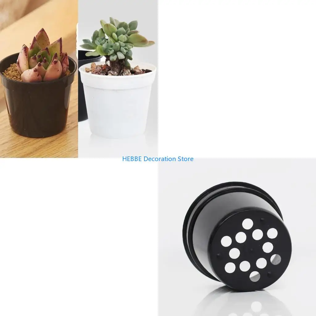 

B0KC Set of 10 Indoor Flower Plant Container for All House Plants Succulents Flowers