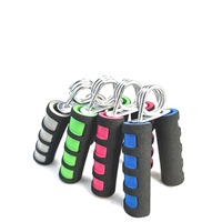 Type A Hand Grip Strengthener - Dual-Color Foam Handle, Spring Steel Finger Exerciser for Home Gym Fitness Training