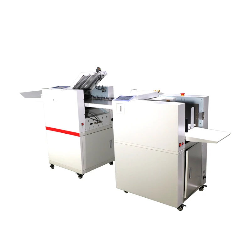CY360A+CY590 NO MOQ HIGH SPEED CATALOGUE & PAMPHLET And LEAFLET PAPER CREASING And FOLD MACHINE