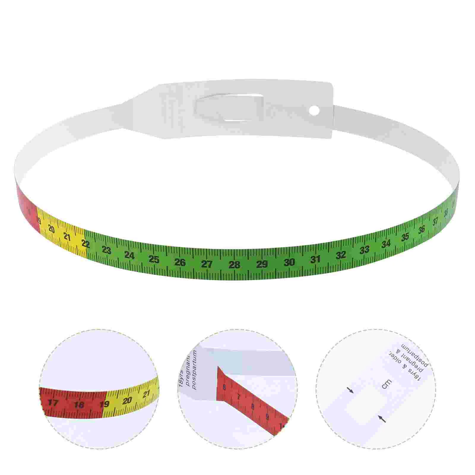 

3 Pcs/ Children's Head Measurement Arm Measuring Tape Soft Body 56CM Pp (polypropylene) Baby Measures