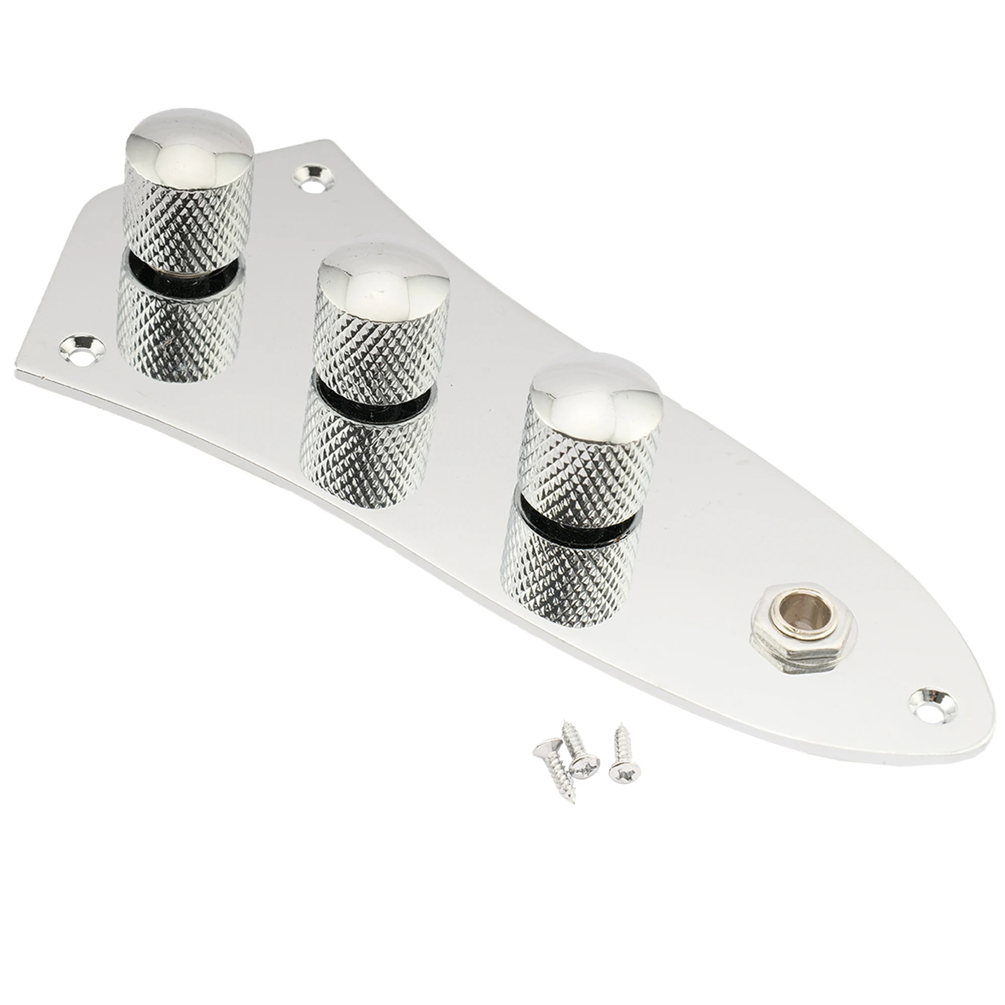 Musiclily Basic Loaded Prewired Jazz Bass Control Plate for JB Style Bass