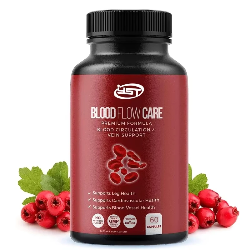 

Blood circulation supplement,supporting leg veins, heart, blood vessels, and cardiovascular health,containing niacin, ginger,etc