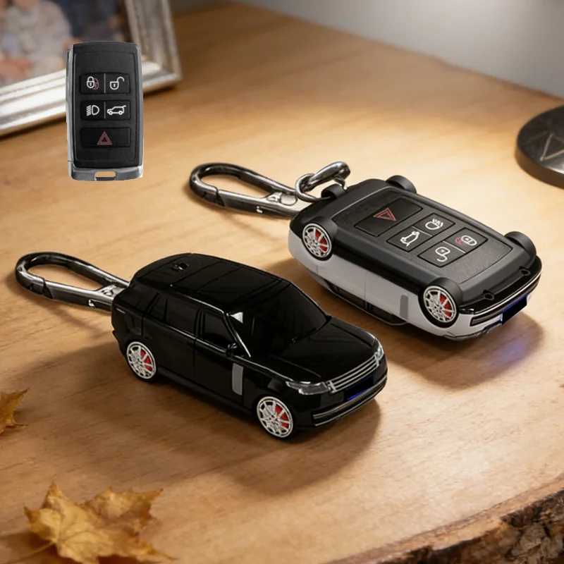 Interessante caso chave para land rover range rover sport evoque freelander velar discovery 4 jaguar xe xj xf guitarra caso chave do carro