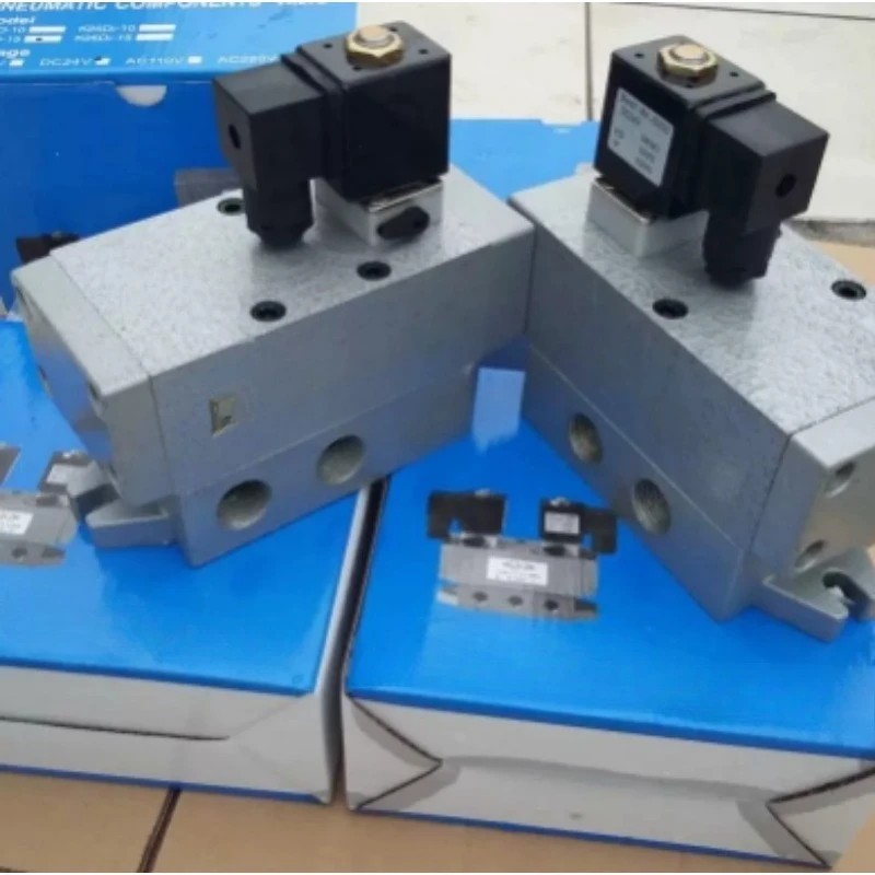 two-position-four-way-electric-control-slide-valve-pneumatic-solenoid-directional-control-valve
