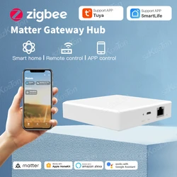 Matter Thread Hub Tuya Zigbee Smart Home Bridge Matter Gateway Support For Homekit Smart Life Works with Siri Alexa Google