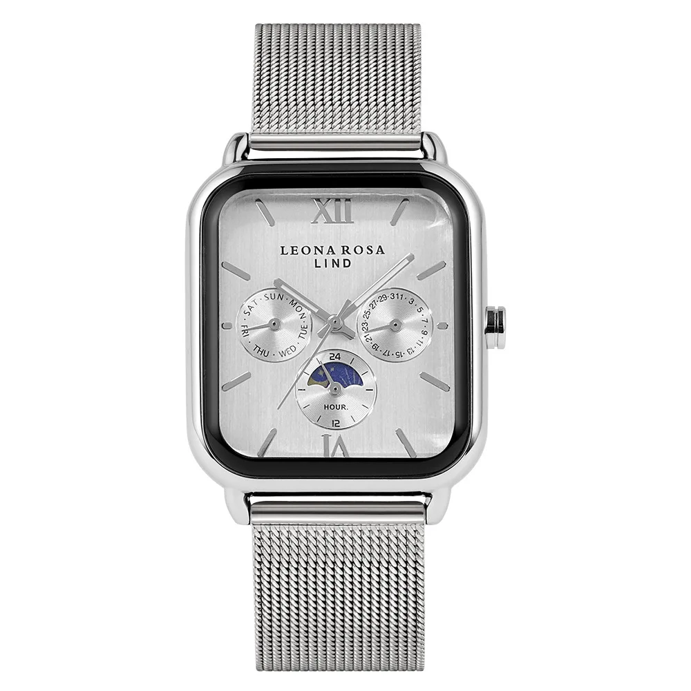 

Zml new arrival watch: square, niche design, casual quartz, multifunctional, high-value timepiece