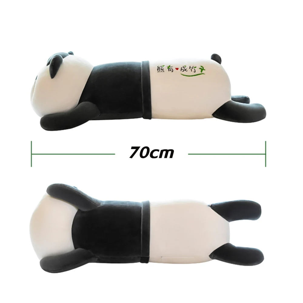 Panda Plush Toy With Q Version Cuddly Animal Toys Sleeping Pillow Toy For Kids