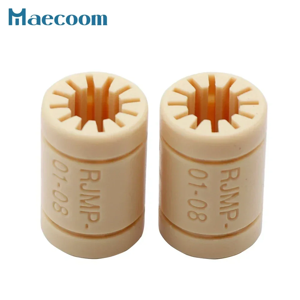 5/10pcs 3D Printer parts Solid Plasticr Bearing ID 6/8/10/12mm shaft Igus Drylin RJMP-01-06 RJMP-01-08 RJMP-01-10 RJMP-01-12