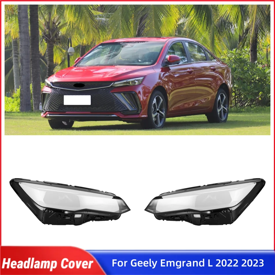 

For Geely Emgrand L 2022 2023 Car Interior Spare Parts Lampshade Caps Headlight Shell Lens