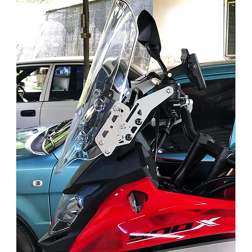 Auto ajustar tela GPS Navigation Mount, Acessórios da motocicleta para Honda CB500X, CB 500 X, 2016, 2017, 2018, 2019, novo