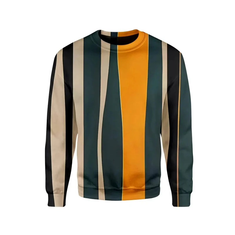 Colorful Geometric Pattern Sweatshirt Men Kids 3d Print Long Sleeve Harajuku Y2k Tops Oversize O-Neck Pullover Casual Men Hoodie — zdjęcie 6
