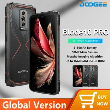 Doogee-Black10 Pro telefone robusto, Android 14, 6GB + 256GB, Octa Core, 6,56