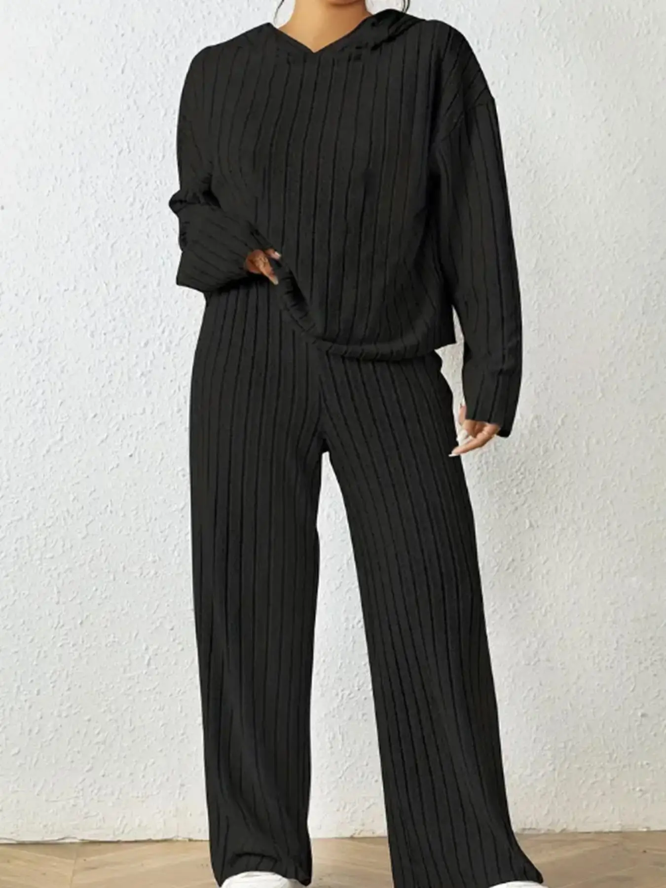 

Женский повседневный трикотажный комплект больших размеров, летняя мода свободного кроя, средней толщины ткани, принт без границы, нечувствительный выход