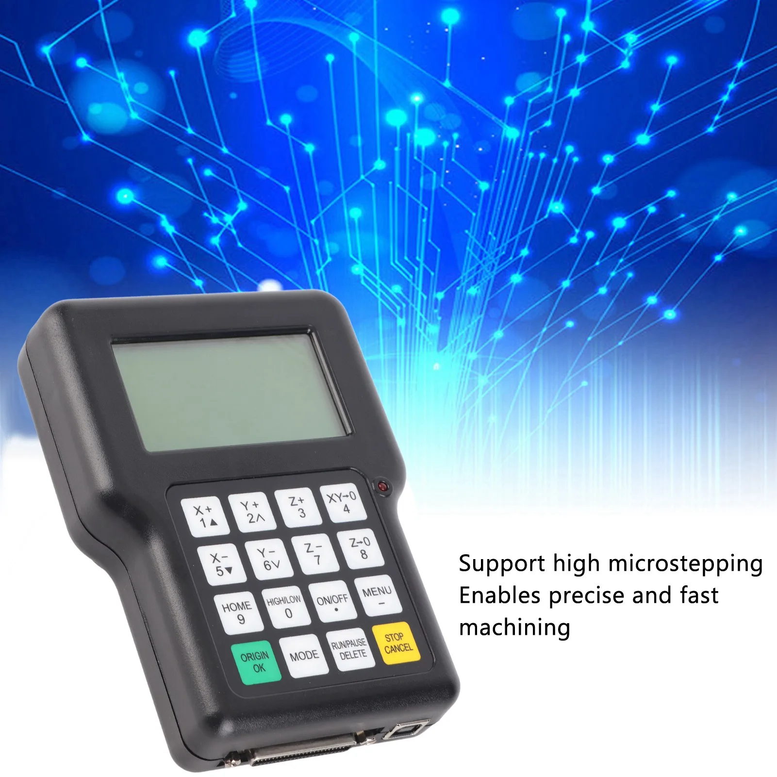 Controller per macchina per incidere Il controllo manuale remoto CNC a 3 assi supporta il controller per macchina per incidere CNC ad alta microstepping