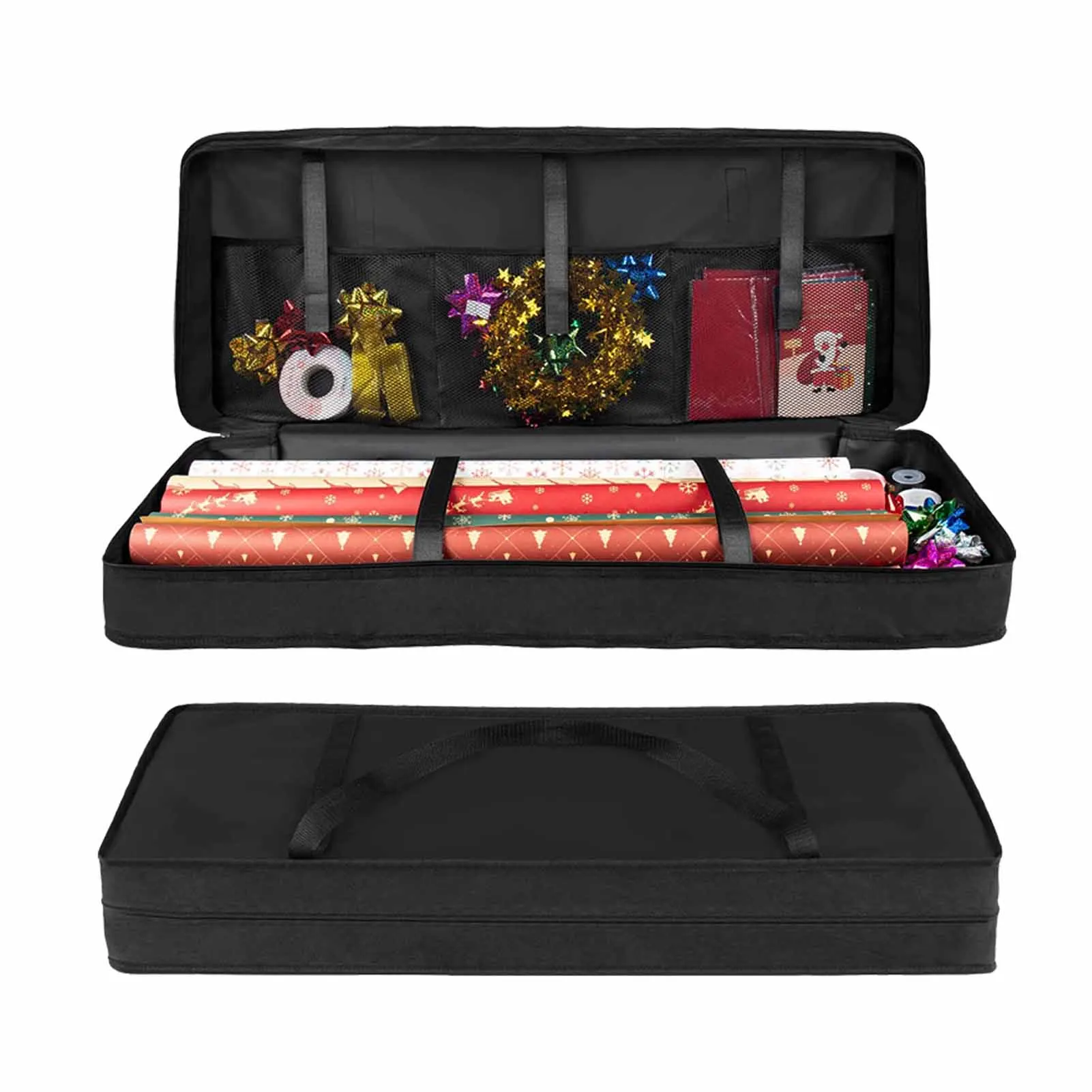 

Oxford Christmas ,Water-restant Storage Organiser, Wrap Oxford For Gift Solution, For Wrap Containers black