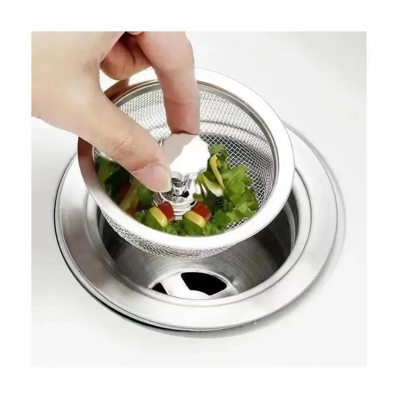 New Drain Waste Plug Filter Suitable For Bathroom Floor Drains Kitchens Household Steel Sewer Filter Kitchen Tools