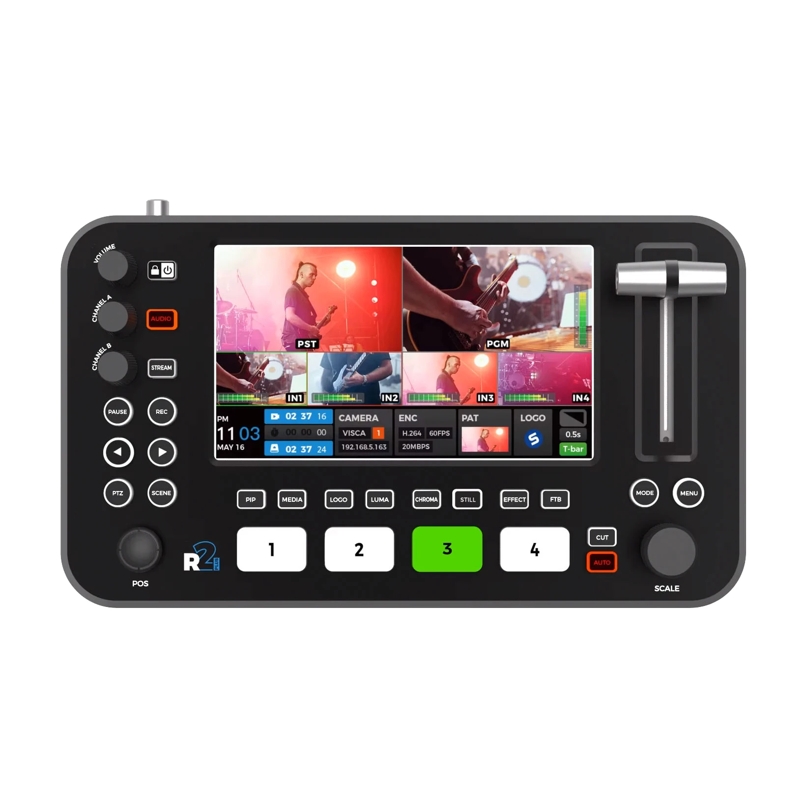 R2 Plus User Friendly Broadcast Video Switcher With Intuitive Controls Perfect for Beginners and Pros Alike