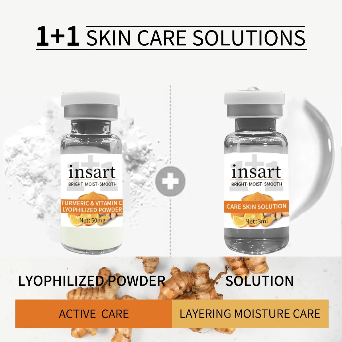 

Turmeric vc Snail Rice Lyophilized Powder Anti-wrinkle Face Serum Anti Aging Brightening Moisturizing Essence for All Skin