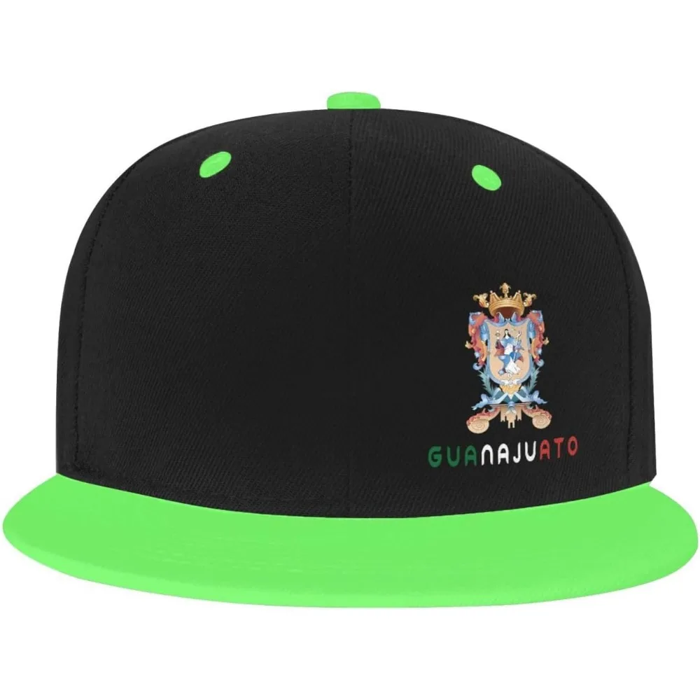 Guanajuato Mexico State Flag hat Classic Baseball Cap Snapback Flat Bill hat Hip Hop Hats White