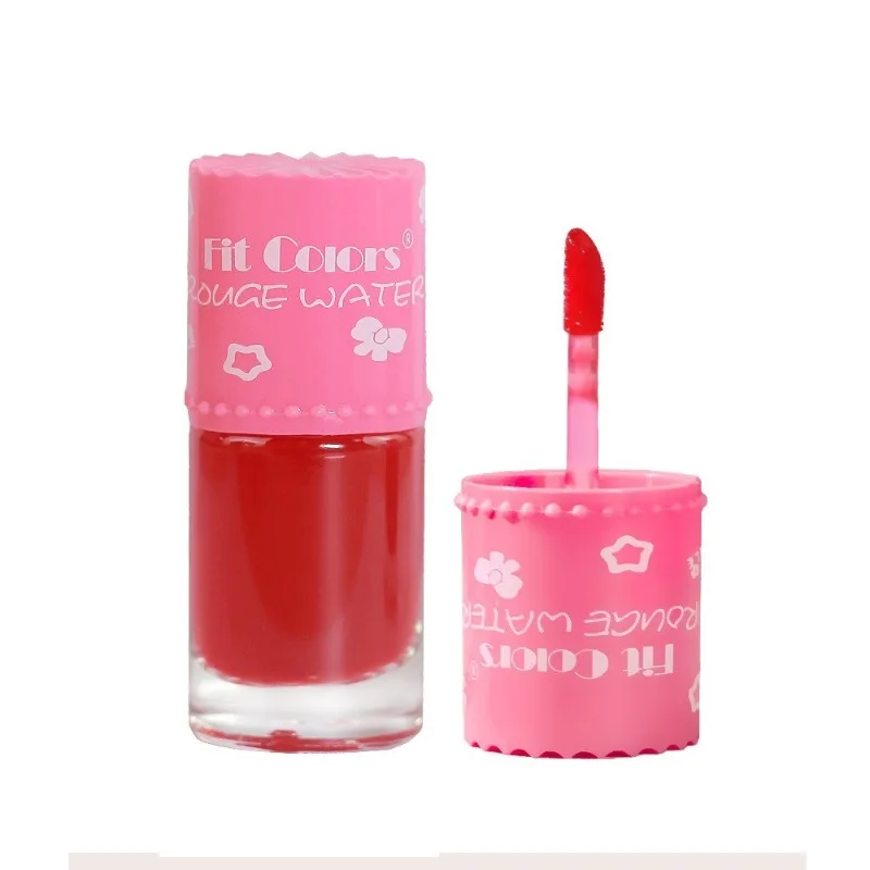 6-farbige Transferfestigungsformel für Lippen- und Wangenflecken, feuchtigkeitsspendender Lipgloss, Rouge-Tönung, langlebig, einfache Anwendung für ein natürliches Aussehen