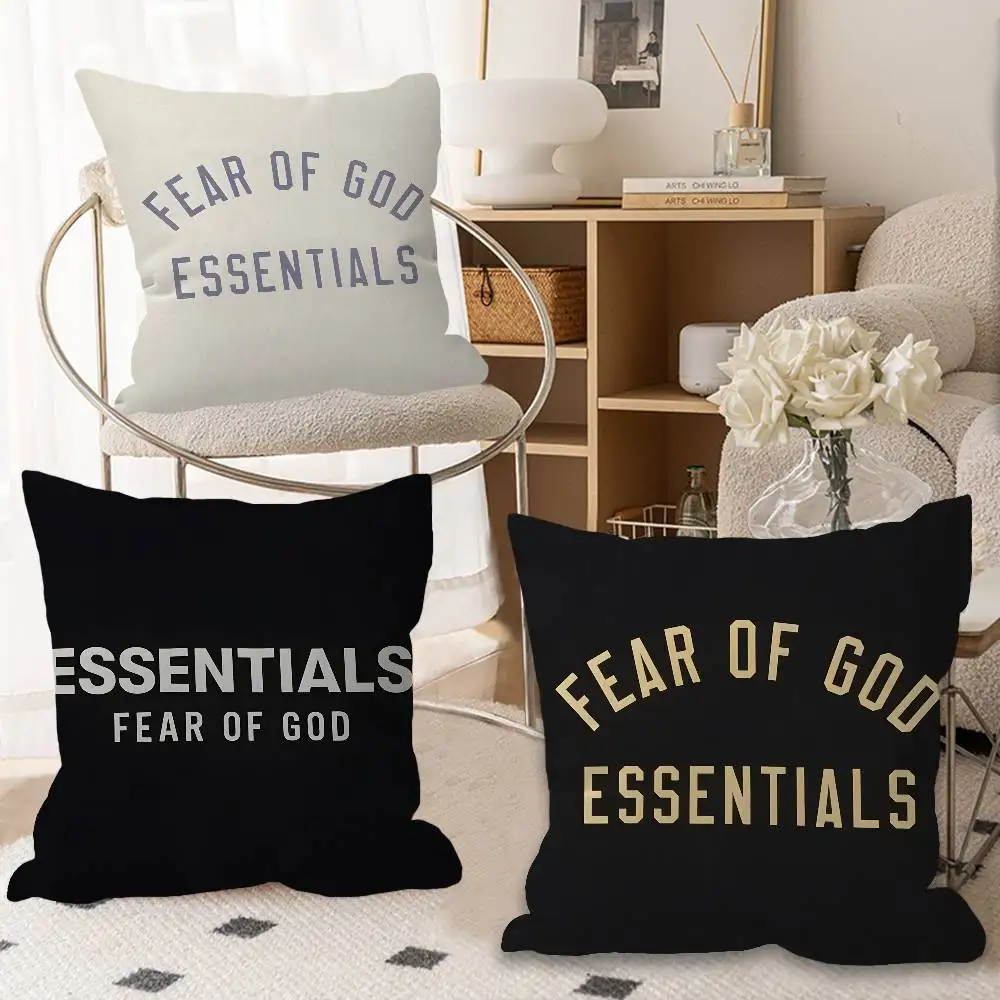 F-Fear-Of-God Highfashion-Street Pillow Cover Design cushion Cover decor Holiday Decorati