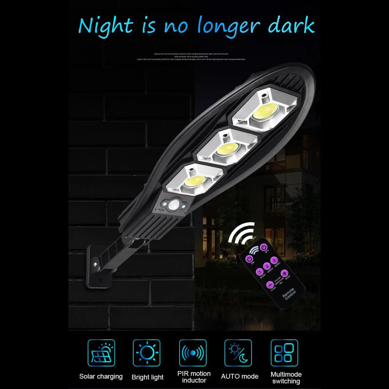Solar Lights Outdoor 60 Sensor Security Lights Solar Powered Wall Lights Wide Angle for Garden Yard Deck Front Door