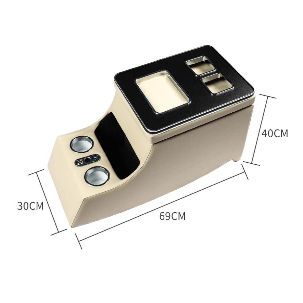 Car Armrest Box Tissue Box 24Cm Second Row Roomy Alphard Business MPV Universal Car Center Console