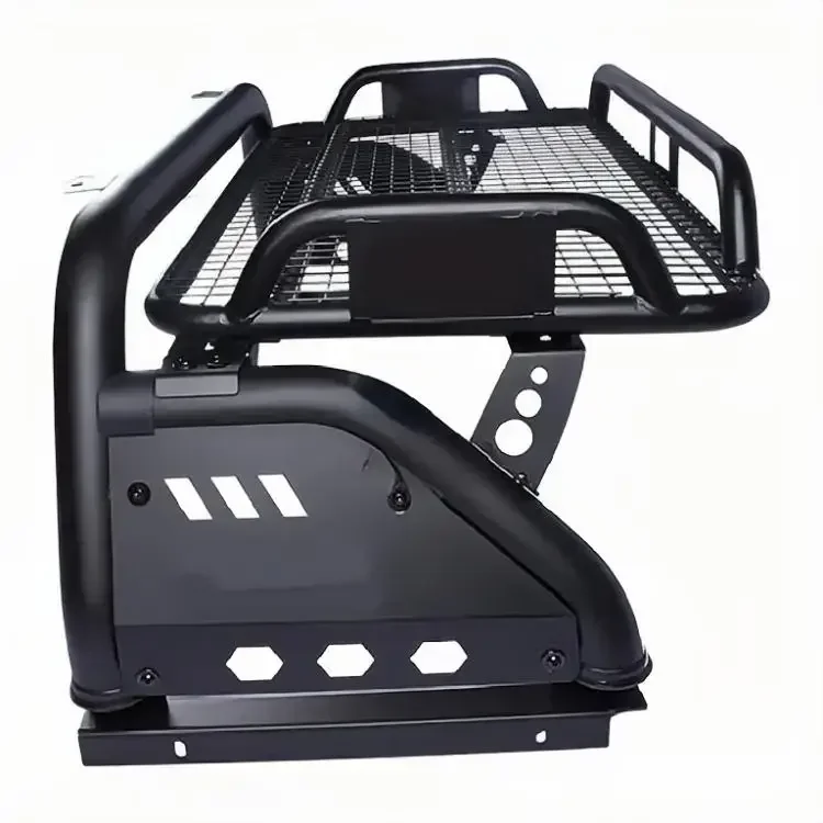 

Pickup Truck 4X4 accessories Sports Roll Bar With Roof Rack Basket Universal For hulix/ Triton/ISUZU Dmax