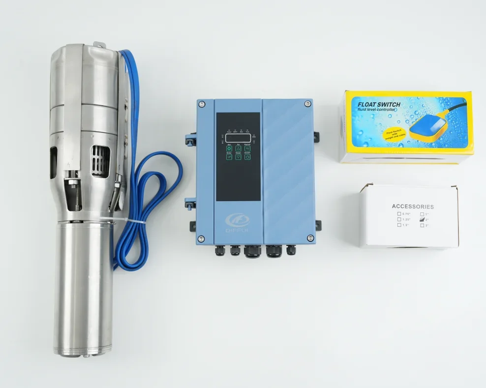 

2hp Solar Pump AC / DC Water Pump Solar Powered Submersible Water Well Pump